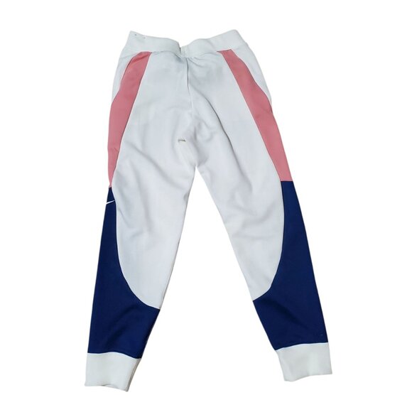 Nike Retro Streetwear Joggers Off White, Blue and Mauve Size Med - Picture 4 of 14